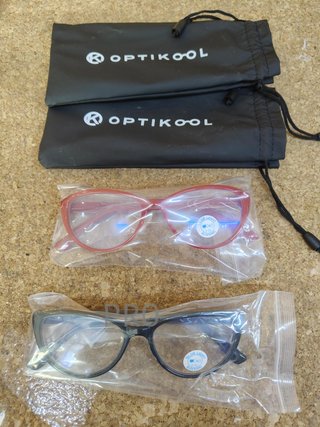 Pack de dos gafas luz azul para mujer
