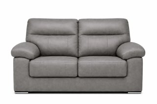 Sofá gris de tela
