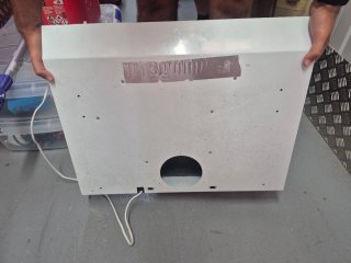 Extractor de humos blanco