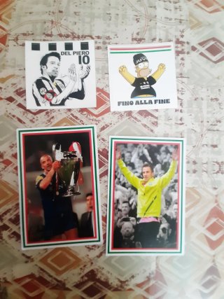 Sticker Del Piero, Vialli e Homer Simpson JUVENTUS