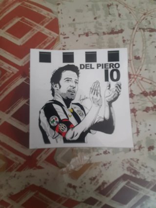 Sticker Del Piero, Vialli e Homer Simpson JUVENTUS