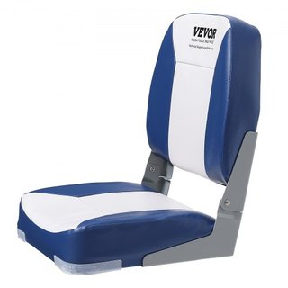 Silla de Barco Plegable de Espalda Baja para Pesca con Acolchado de Espuma 2 Paquetes