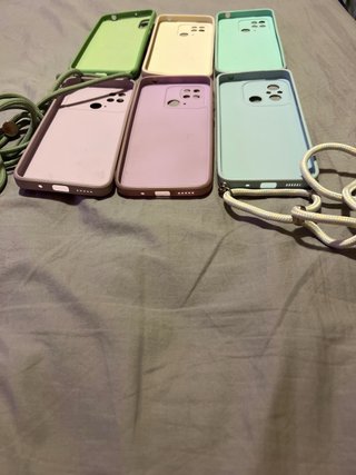 Fundas para móvil (varios colores) las 6 por 10€