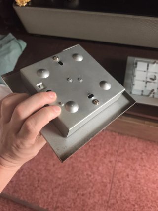 Lámpara de techo moderna cristal y metal