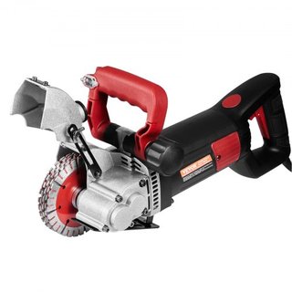 Cortadora de Pared, Máquina de Corte de Pared de 34 mm de Profundidad de Corte 2500W Máquina de Corte de Ranuras de Pared de 38 mm de Ancho con 5 Cuchillas de 115 mm de Diámetro 6300r/Min con Rayo...