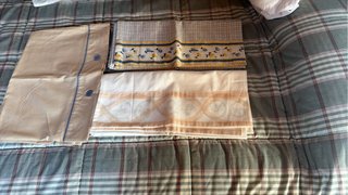 Varias fundas de almohadas, algodon puro