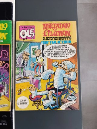 5 comics Mortadelo y Filemón antiguos. Años 70-80