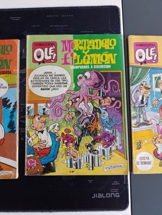 5 comics Mortadelo y Filemón antiguos. Años 70-80