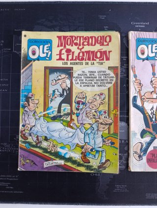 5 comics Mortadelo y Filemón antiguos. Años 70-80