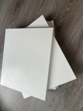 4 Baldas IKEA Blancas