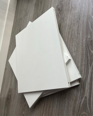 4 Baldas IKEA Blancas