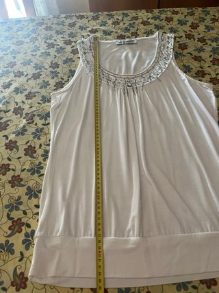 Canotta donna Rinascimento con perline taglia M