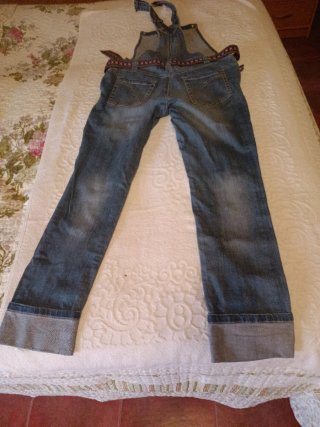 Peto Vaquero niña Benetton. T 2XL(11-12años, 160cm