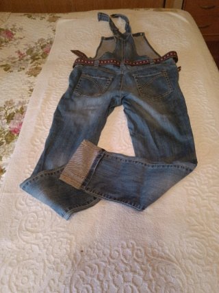 Peto Vaquero niña Benetton. T 2XL(11-12años, 160cm