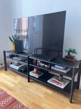Mueble Rack TV Negro