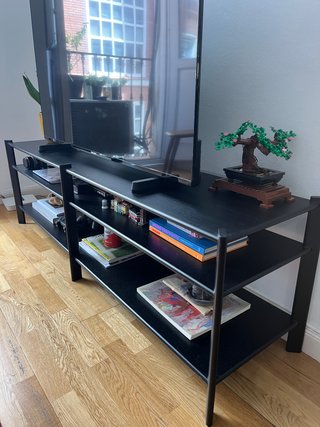 Mueble Rack TV Negro