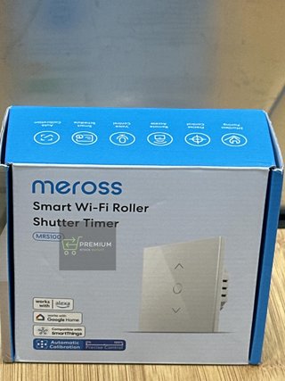 Meross Interruttore per Tende, Interruttore per Persiane LED Smart WiFi