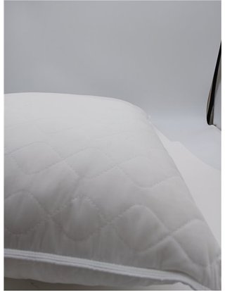Almohada de Plumas Deodar 50x70 - Almohada de Dormir de Lujo de Plumas de Oca - Funda 100% Algodón Orgánico - Lavable - Certificado