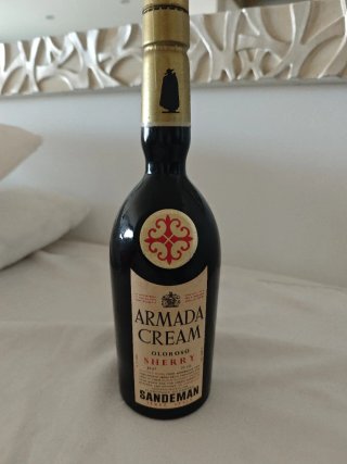 Botella Antigua Sandeman Armada Cream Sherry