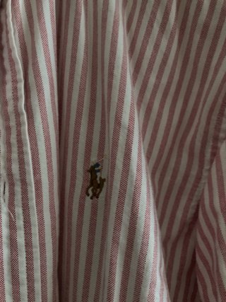 Camicia Ralph Lauren a righe rosa