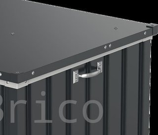 Baúl Arcón Metálico 585 L - 71x133x72 cm - Duramax