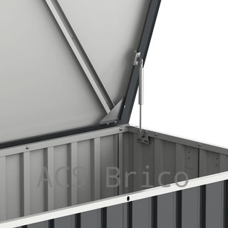 Baúl Arcón Metálico 585 L - 71x133x72 cm - Duramax