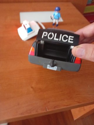 Coche Policía Playmobil con Figura
