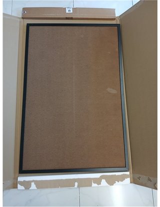 Bi-Office - Pizarra Basic - 90 x 60 cm - Pizarra para Tiza - Marco de MDF Negro