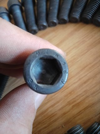 Lote 39 Tornillos Allen M12x45mm