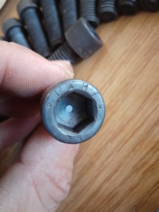 Lote 39 Tornillos Allen M12x45mm