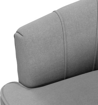 Sillón de Dormitorio, Sillón de Terciopelo con Patas Doradas, Sillón para Sala de Estar y Salón en Poliéster y Acero, 71X72X75Cm, Gris