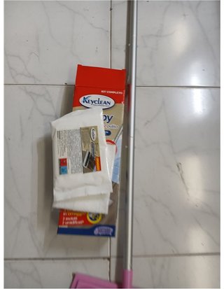 IPEA Mopa Trapeador con Cabezal Giratorio de 180° - Fregona para Lavar Pisos - Quitar Polvo - Limpiar Vidrios - Limpiar Paredes y A