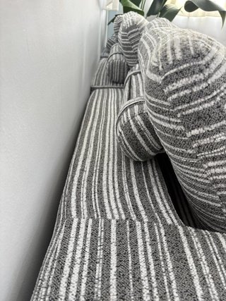Sofá modular gris y negro con envio gratuito