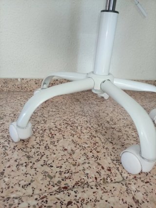Silla Escritorio Forma Concha Borreguito Rosa