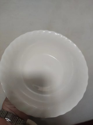 10 Cuencos de porcelana blancos