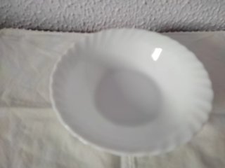 10 Cuencos de porcelana blancos