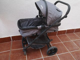 Carro de paseo gris Asalvo