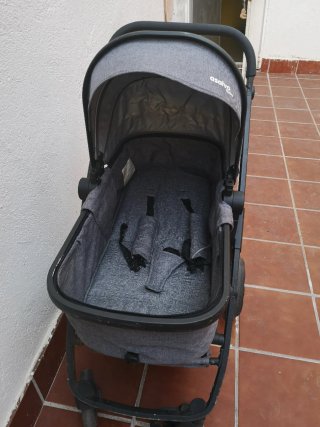 Carro de paseo gris Asalvo