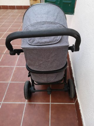 Carro de paseo gris Asalvo