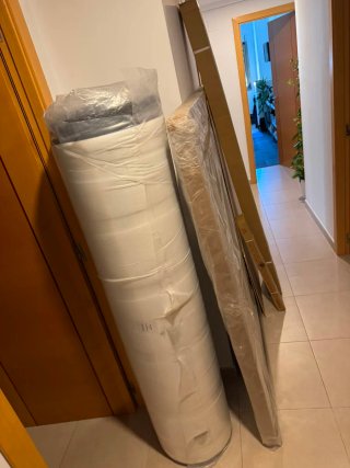 Canapé cama abatible y colchón nuevo 24cm canapé