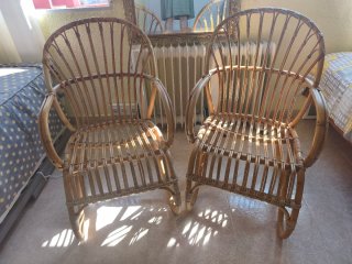 2 Sillones de mimbre