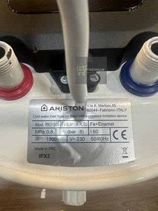 Ariston Pro1 Eco Slim - Termo Eléctrico 65 Litros