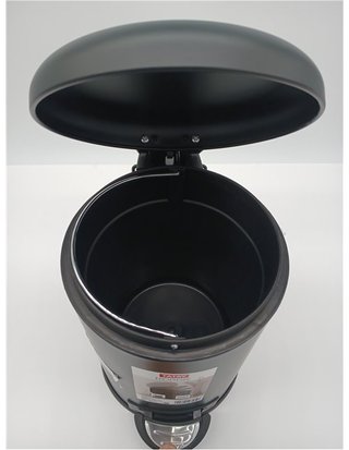 TATAY Papelera Baño Pedal 3L | Apertura Higiénica y Sin Contacto | Cierre Amortiguado y Silencioso | Interior Extraíble para Fác