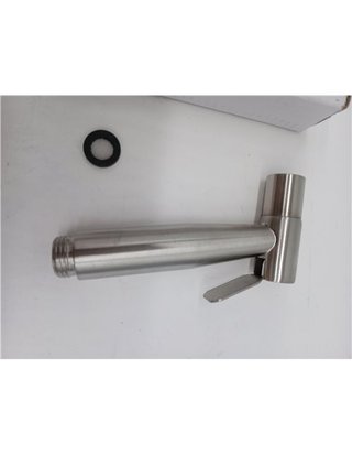 Rociador de Bidé de Mano-MUMENG Alcachofa Ducha Alta PresióN de Acero Inoxidable con Conector G1/2 Pulgadas -Pulverizador para Bi