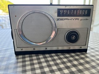 Radio Voxson Zephyr Quinto anni '60