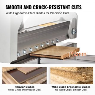 Cortadora de Suelo 330mm, Corta Lamas de Vinilo, Laminado, Madera Ingenierizada, Revestimiento, Profundidad de Corte de 12mm Corte Sin Esfuerzo y Fácil, Cortadora de Lamas de Vinilo para LVP, WPC,...