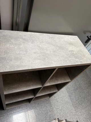 Estantería modular gris