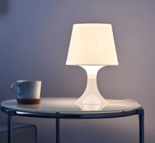 2 Lámparas de mesa moderna. 29cm