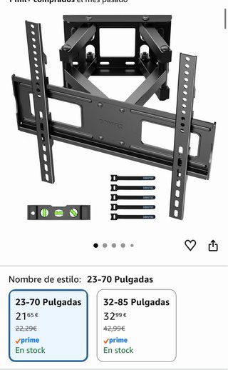 Soporte TV SONTEK hasta 70”- 45kg