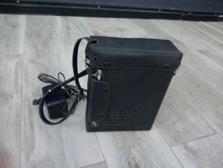 Radio TV Portátil Vintage Negra